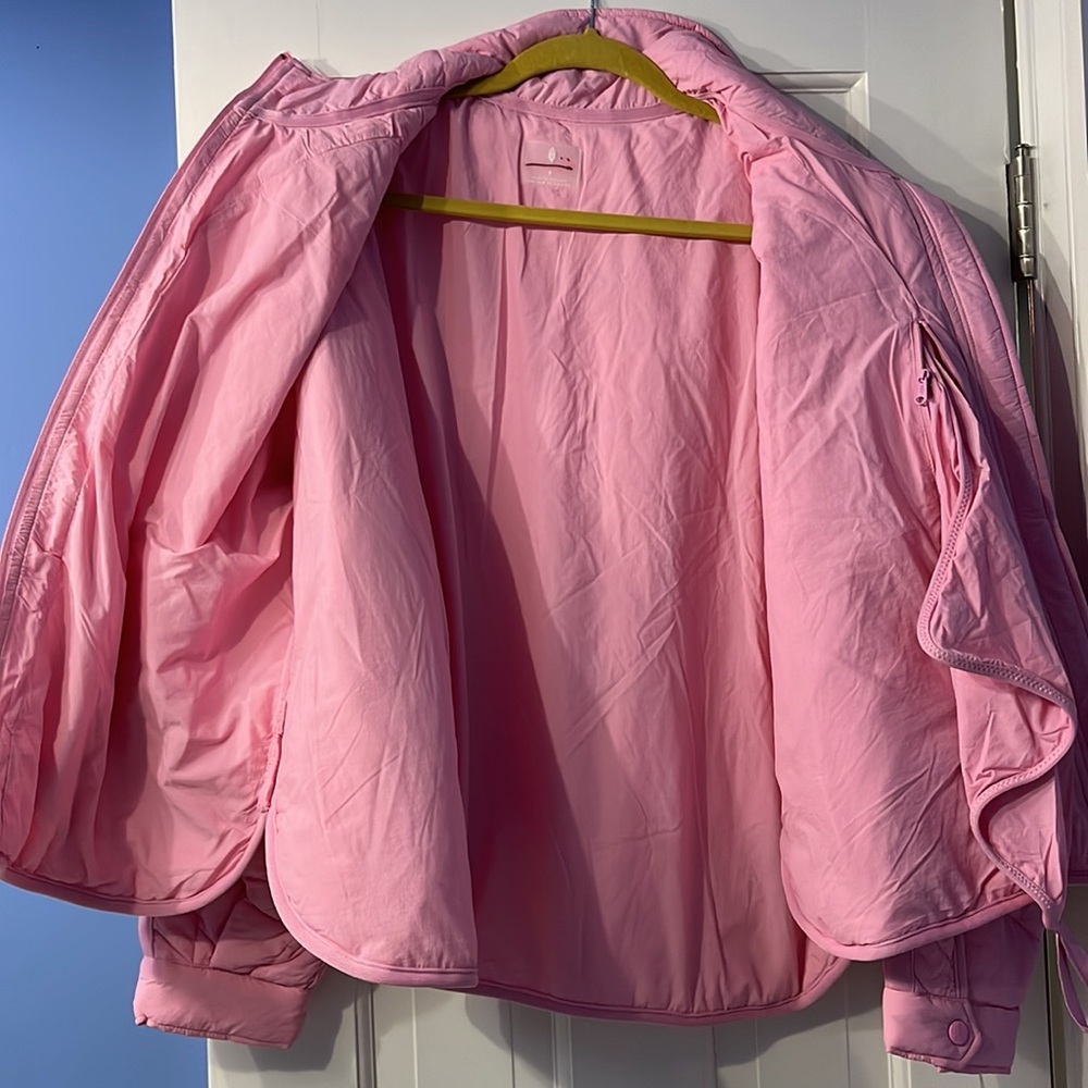 Free People Pink Quilted Puffer Jacket - Picture 9 of 15